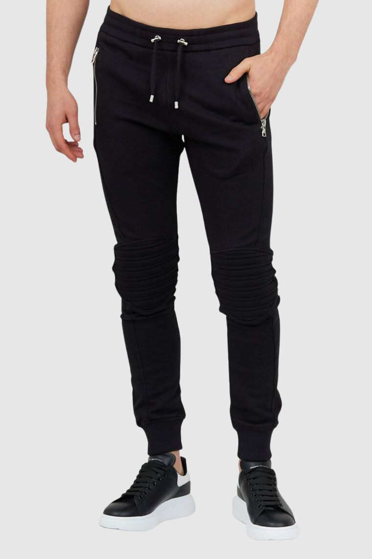 Balmain Dresowe spodnie męskie z wypukłym logo XXXL