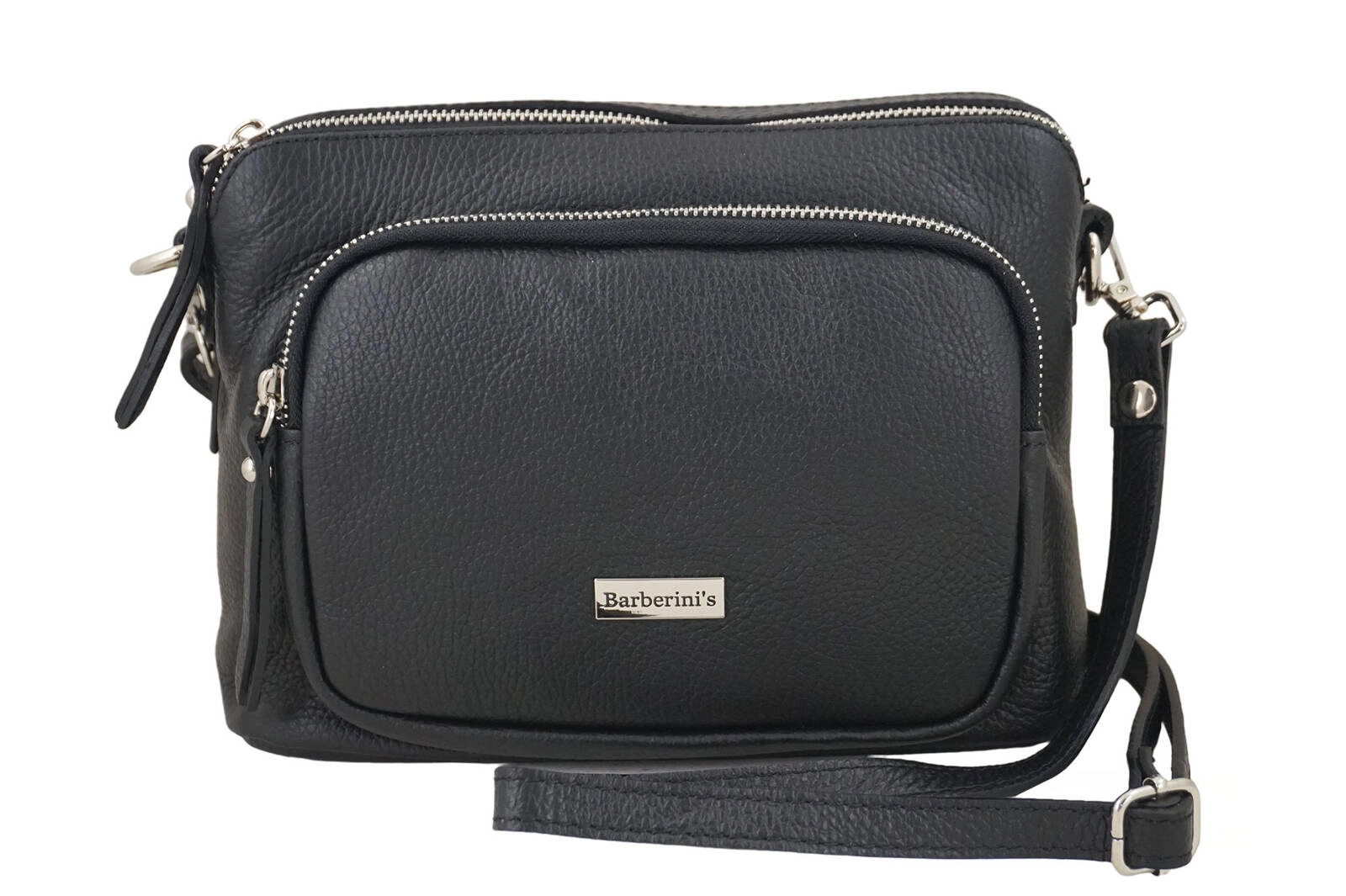 Kabelka Přes Rameno taška – černá kožená