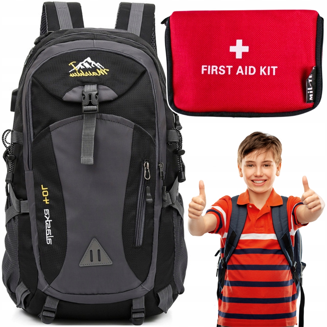 Lekki Plecak Trekkingowy Sportowy w Góry Prezent Apteczka Mała 21e Prezent Stan opakowania oryginalne