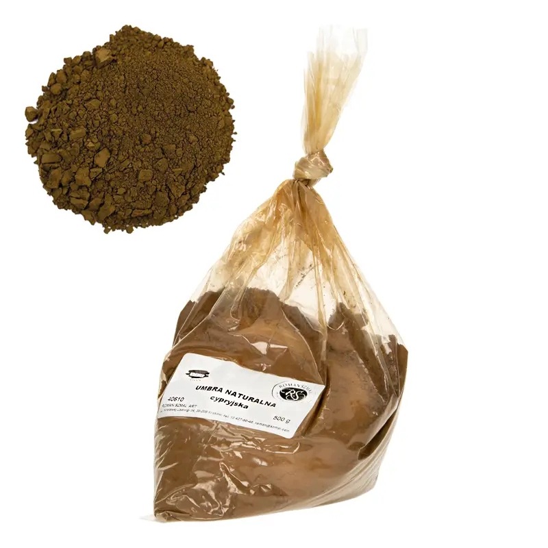 Suchý pigment 40610 Umbra přírodní kyperská 500 g Šmal