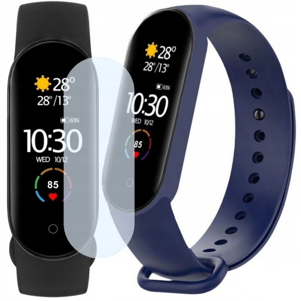 

Xiaomi MI Band 5 Opaska Kolorowy Pasek Folia