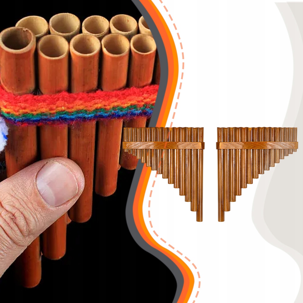 Pan Flute Musical Gear F-key Instrumenty dęte Marka inna