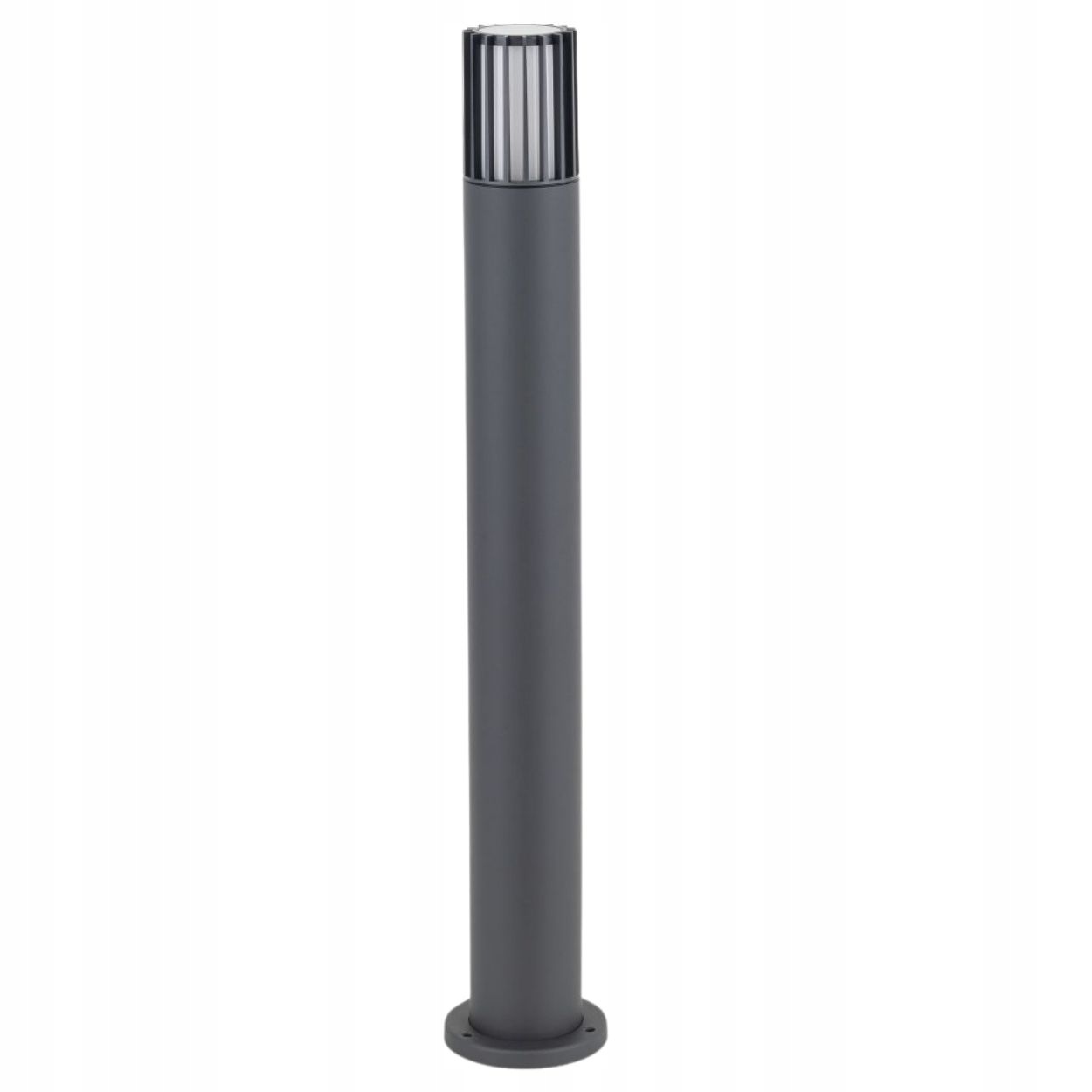 Stojacia záhradná lampa s stĺpikom Ribo Gray IP54 1XE27 grafit
