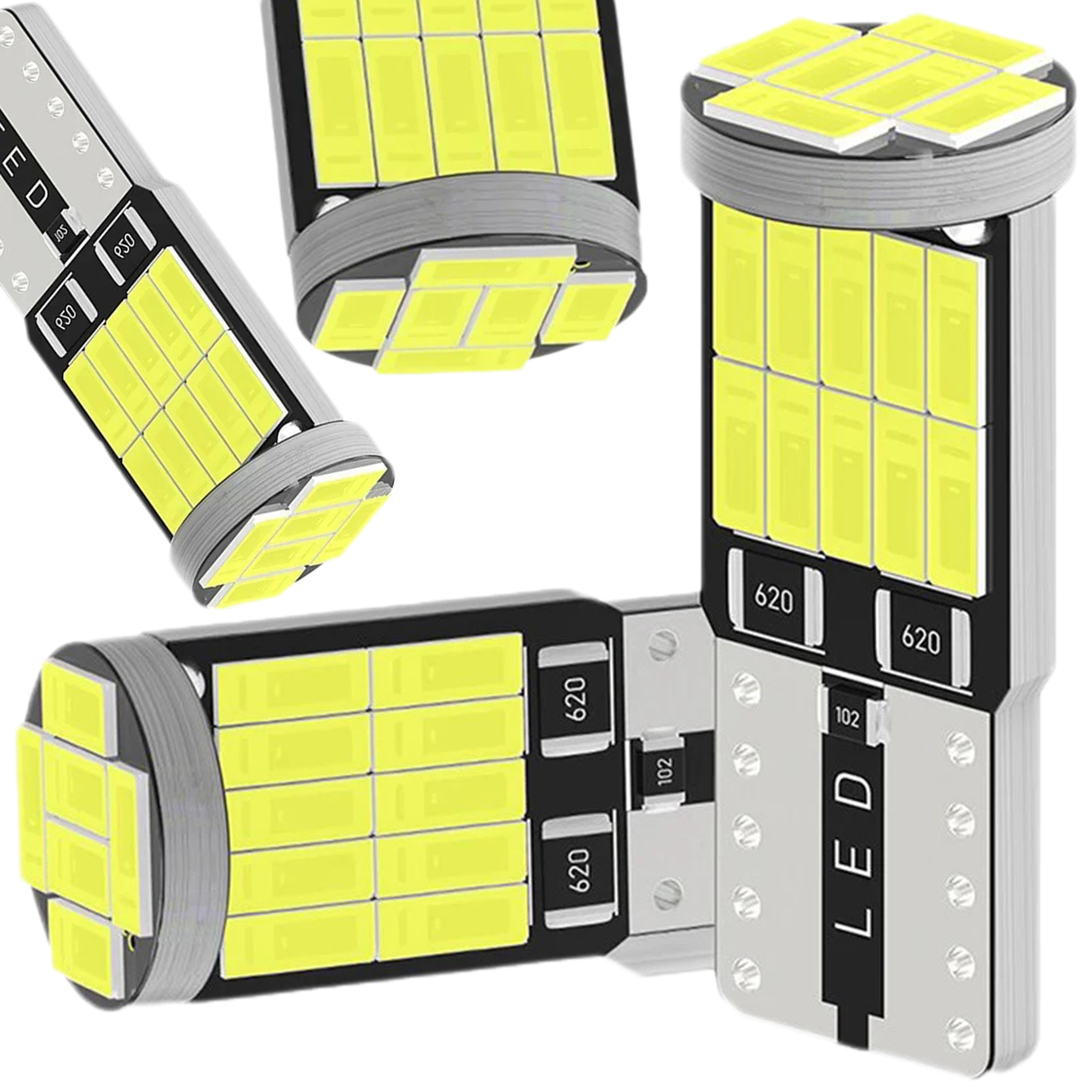 Żarówka Led W5W T10 Postojowa Wnętrza 360° Jasna Polaryzacja 400 LM