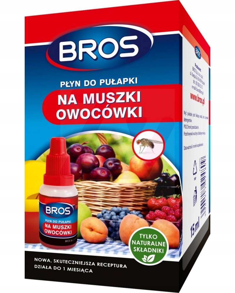 

Bros Płyn do pułapki na muszki owocówki 15 ml
