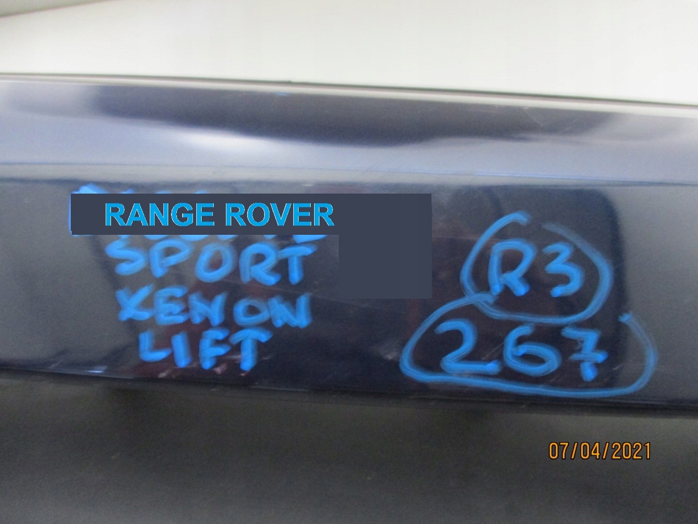 front bumper RANGE ROVER SPORT XENON LIFT