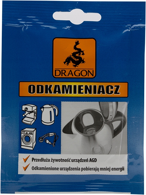 

Odkamieniacz do czajnika, sprzętu Agd Dragon 30 g