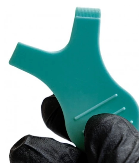 Aplikator Grzebyk do Laminacji Rzęs kolory Turkusowy