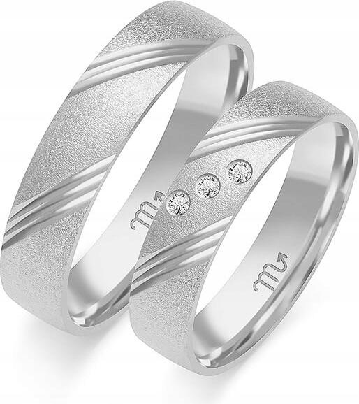 Zlatý prsten se zirkonem 14K 585 vel. 23 24 25, klasický model gravírování