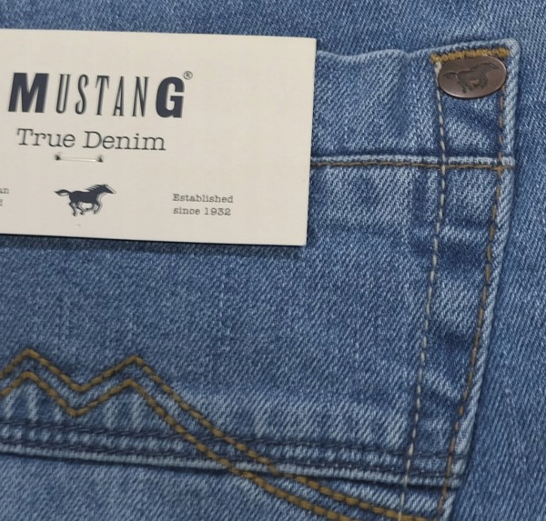 MUSTANG WASHINGTON męskie jeansy slim W36 L34 Fason proste