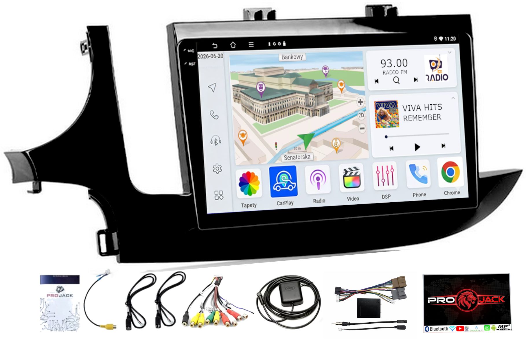 Gps Navigace Opel Mokka X 2016-2019 Wifi Carplay Usb 4GB 64GB