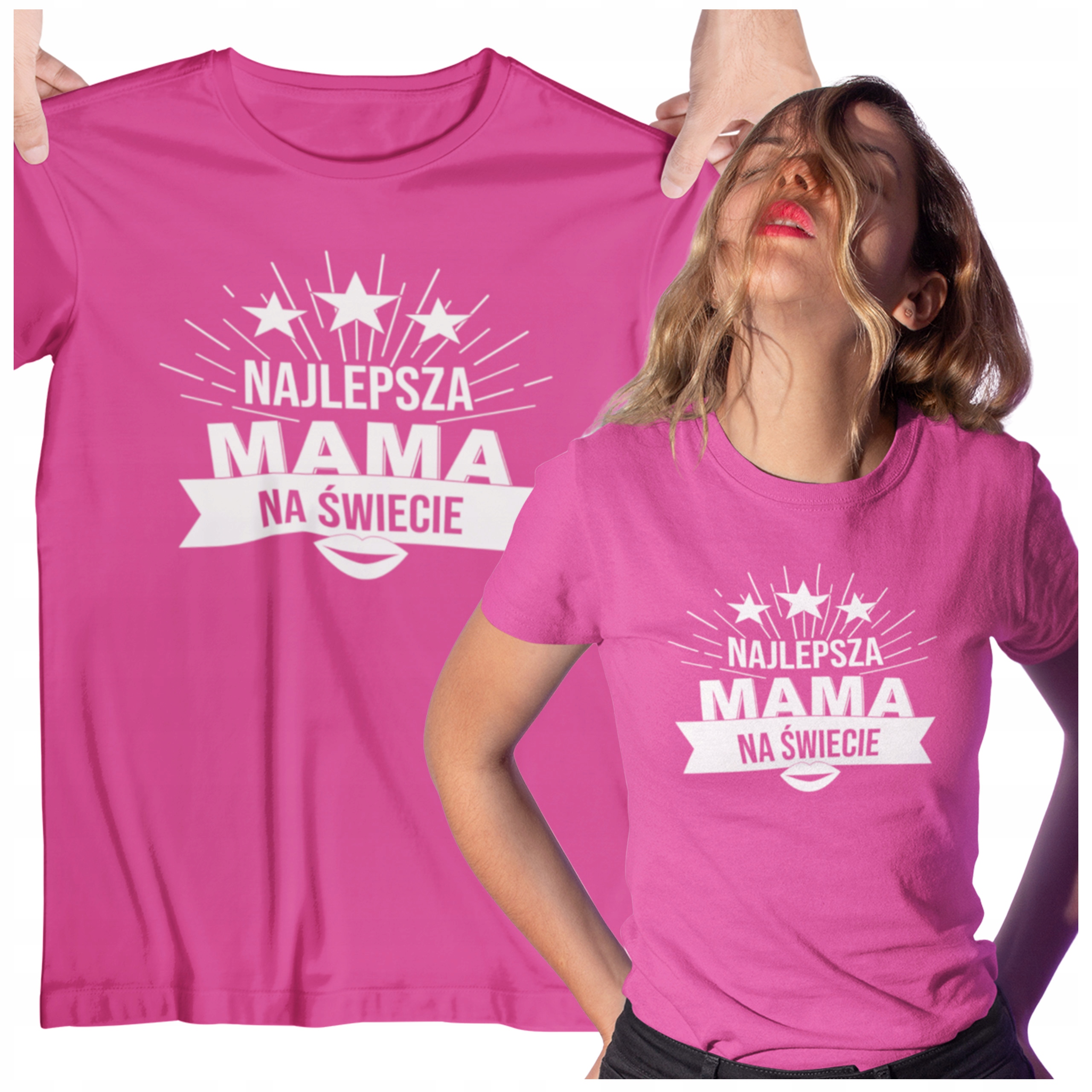 KOSZULKA DLA MAMY NAJLEPSZA MAMA NA ŚWIECIE MODNA Płeć kobieta