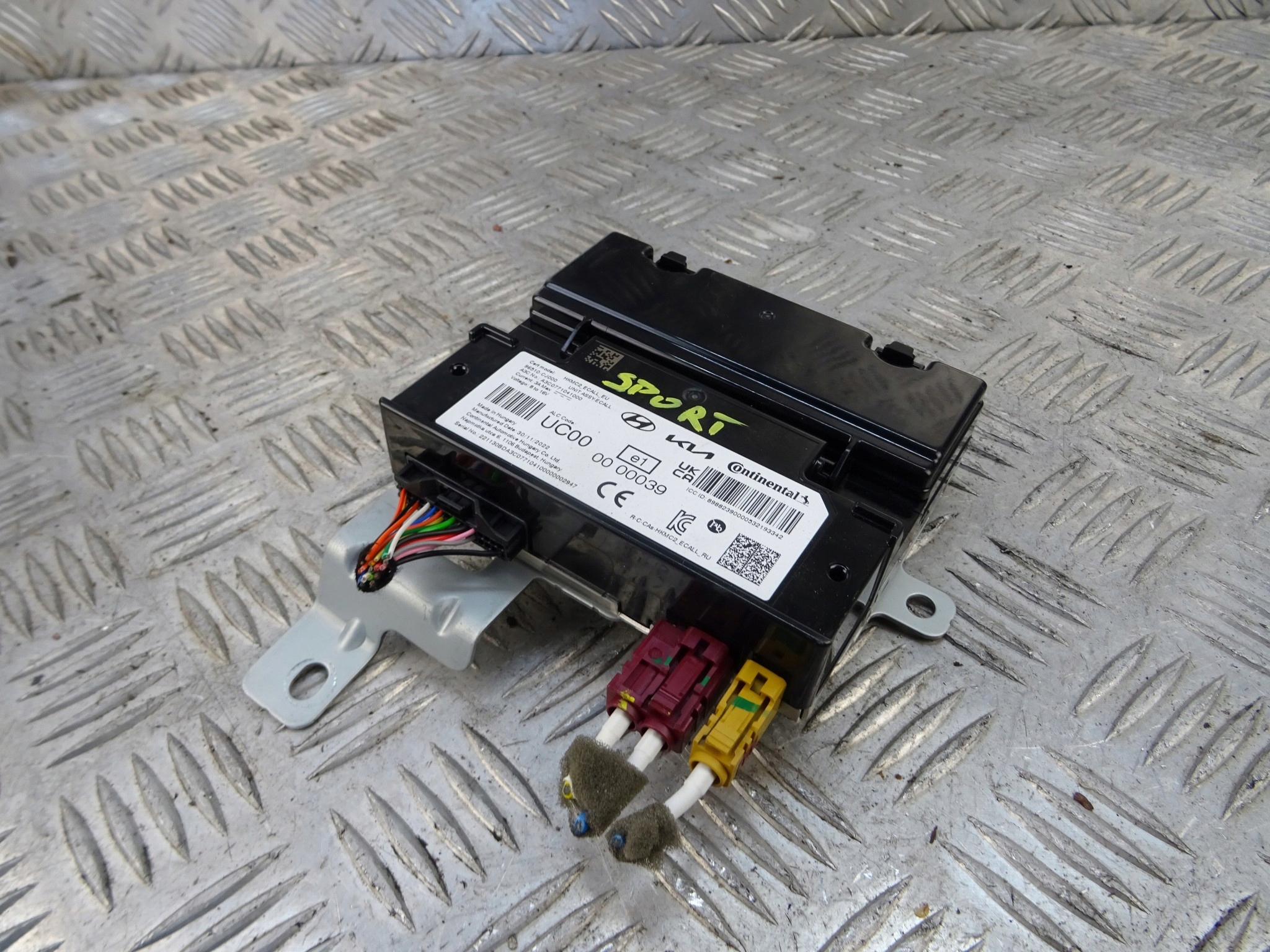 KIA SPORTAGE V 5 module control unit 96510-CJ000