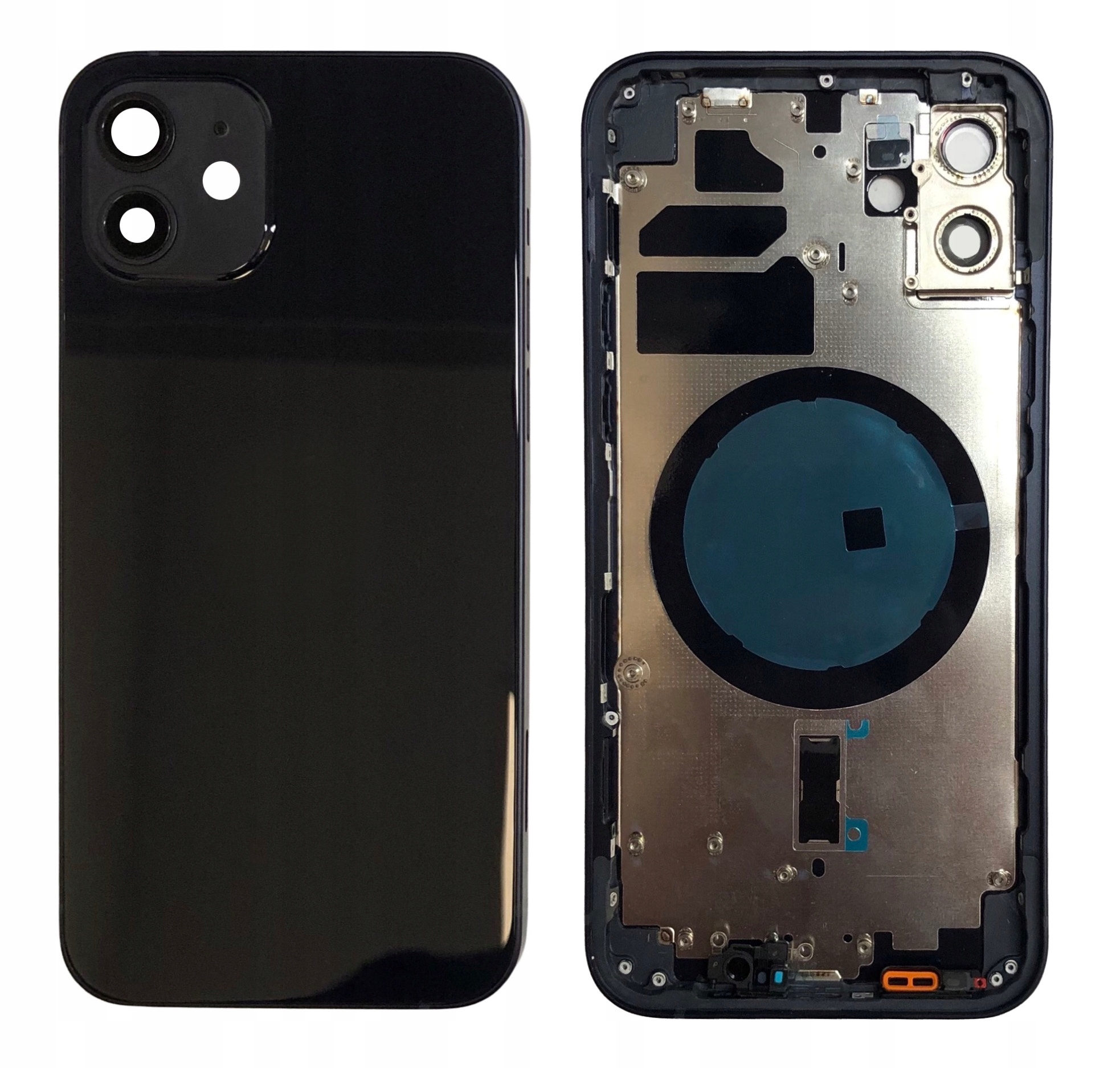 Korpus Ramka Obudowa Korpusy Ramki Obudowy Dla Apple iPhone 12 Black