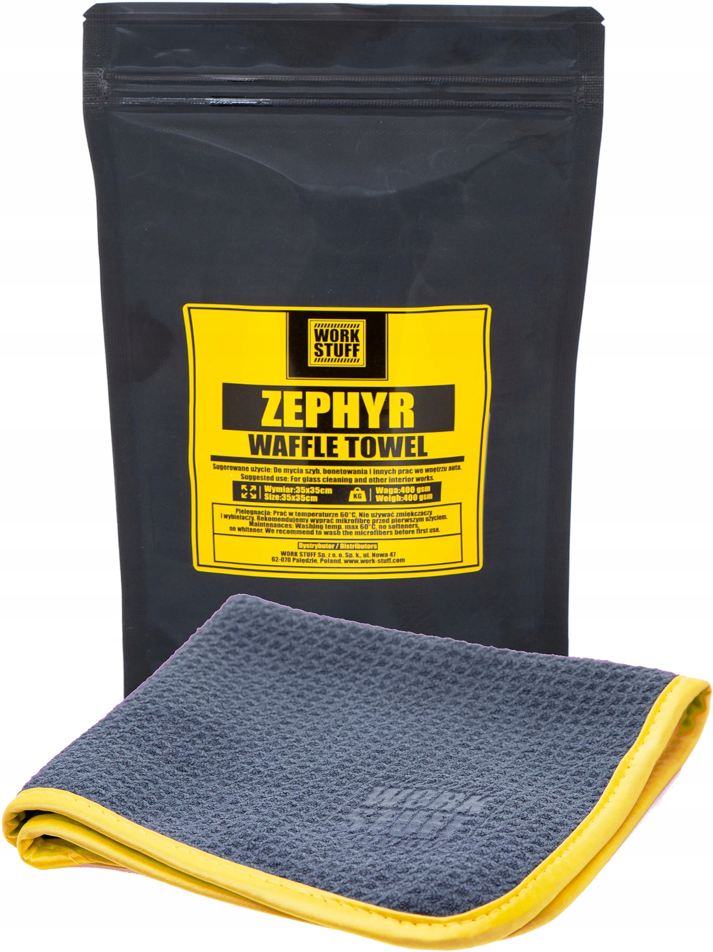 

Work Stuff Zephyr mikrofibra Waflowa do szyb 400gm