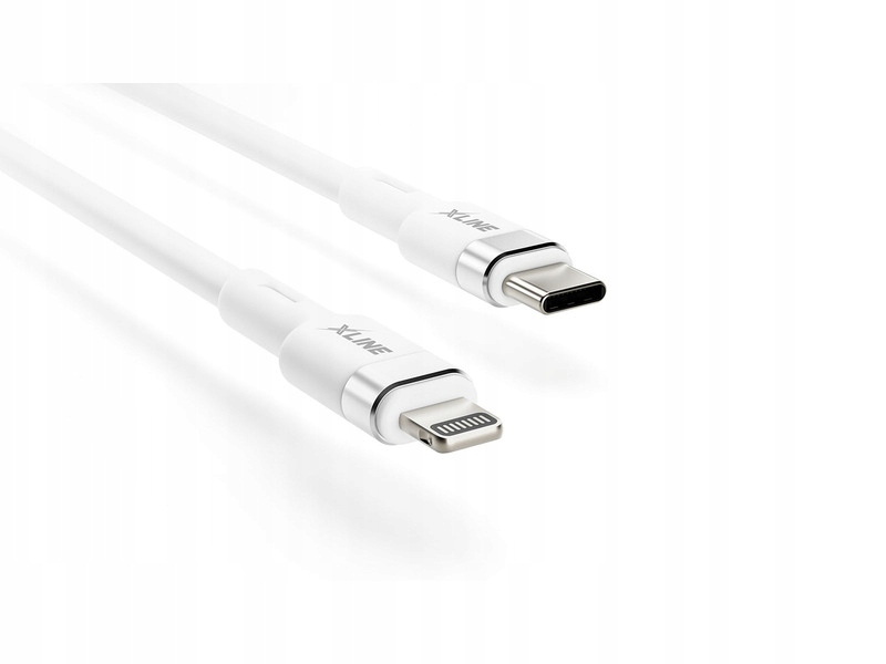 Kabel Usb Typ-C Lightning Xline 30W 3m Biały
