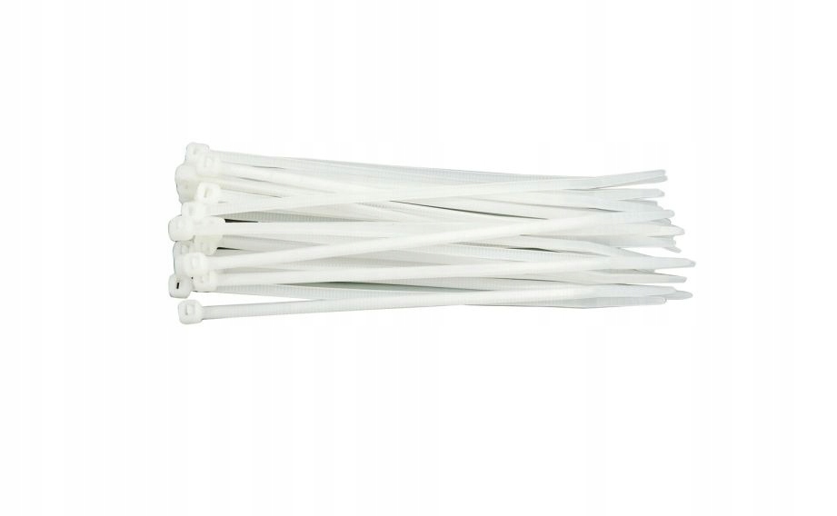 Opaska plastik. 160 x 2,5 - biała