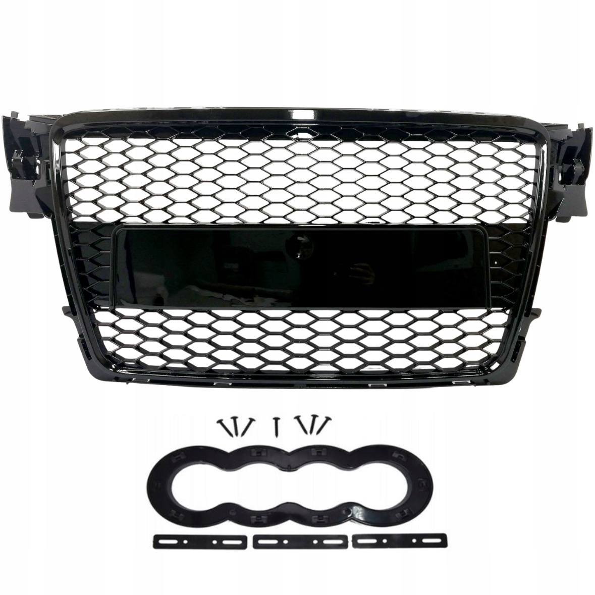 Audi A4 B8 Středová Atrapa Grill Černá Rs Look Sportovní vzhled