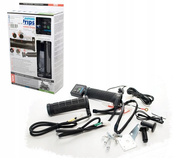 Oxford Vyhrievané Manžety Atv Premium 22 MM, Dĺžka 121-130 MM (el)