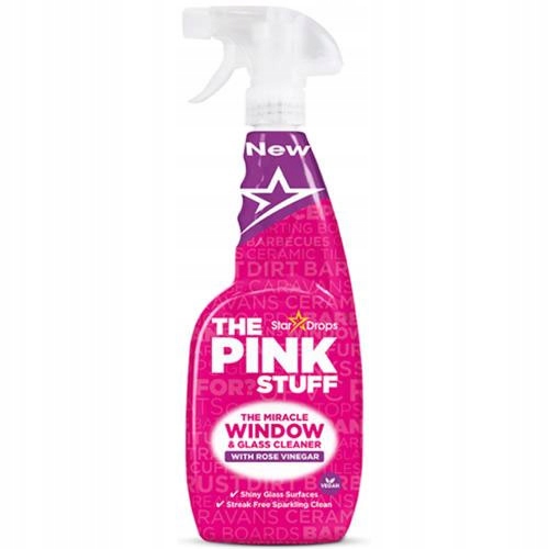 Levně 5X The Pink Stuff Tekutý přípravek na okna ve spreji s růžovým octem 750 ml