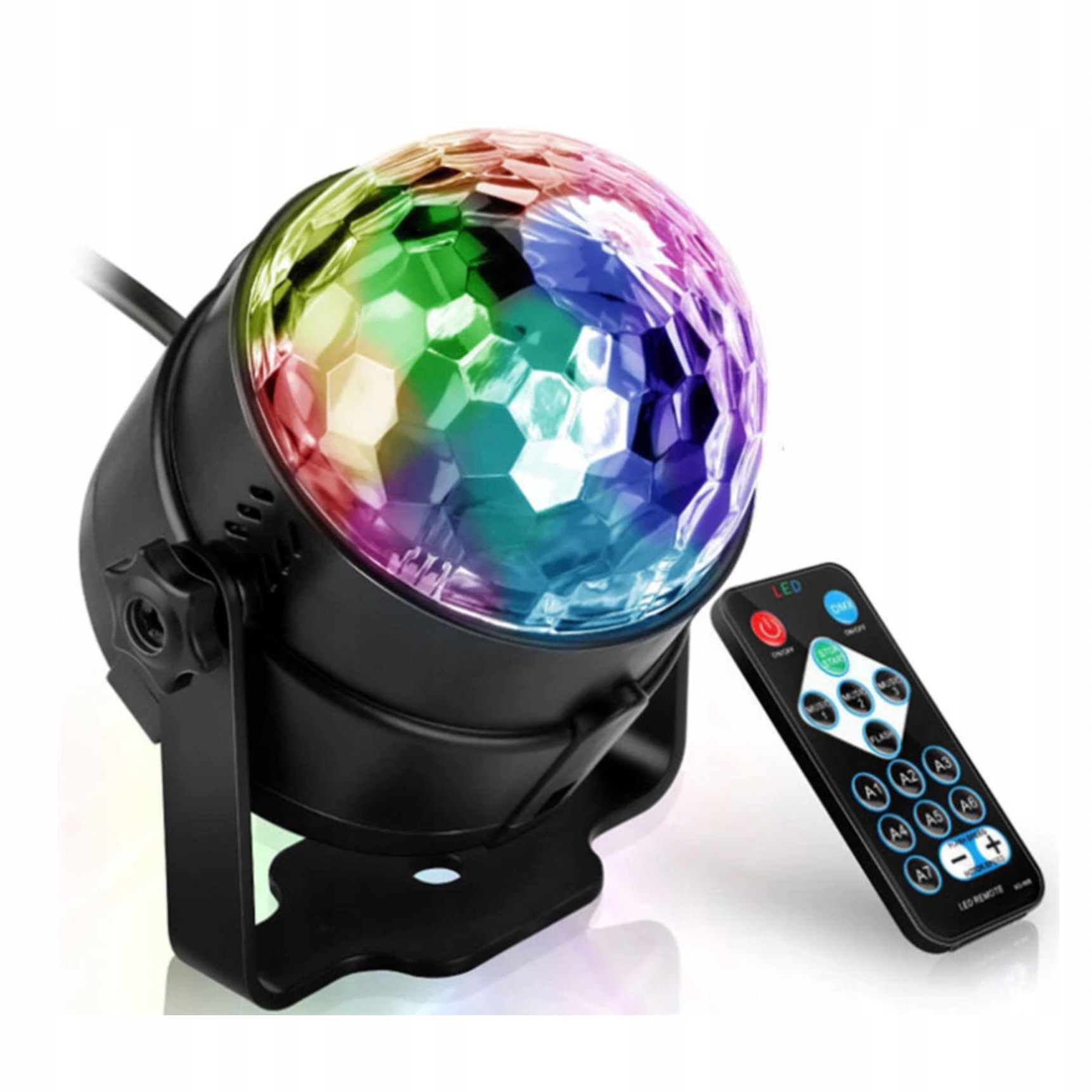 

Kula Dyskotekowa Led Disco Rgb Reflektor Sylwester