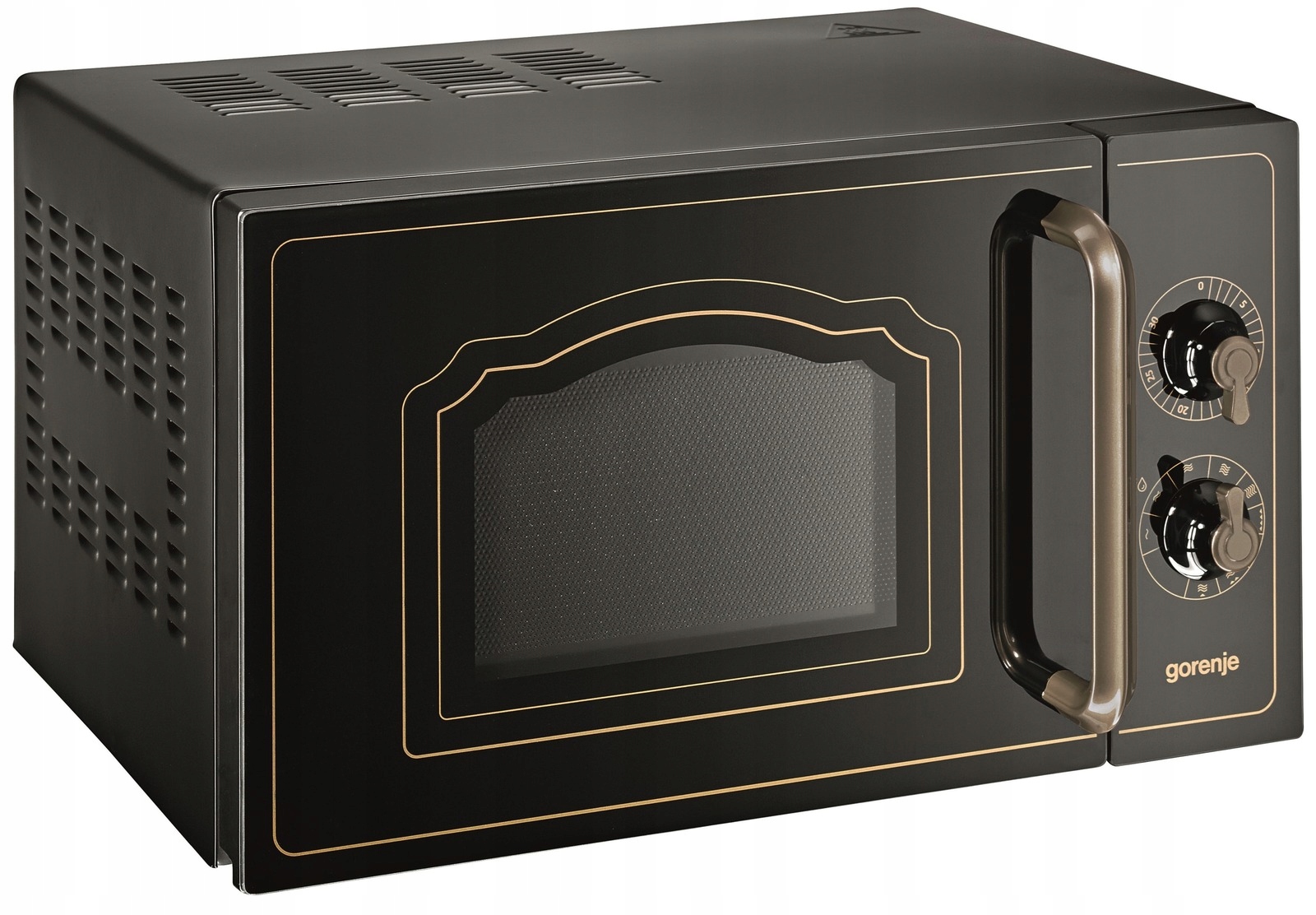 Kuchenka mikrofalowa Gorenje Mo 4250 Clb czarna 20 l 700 W grill