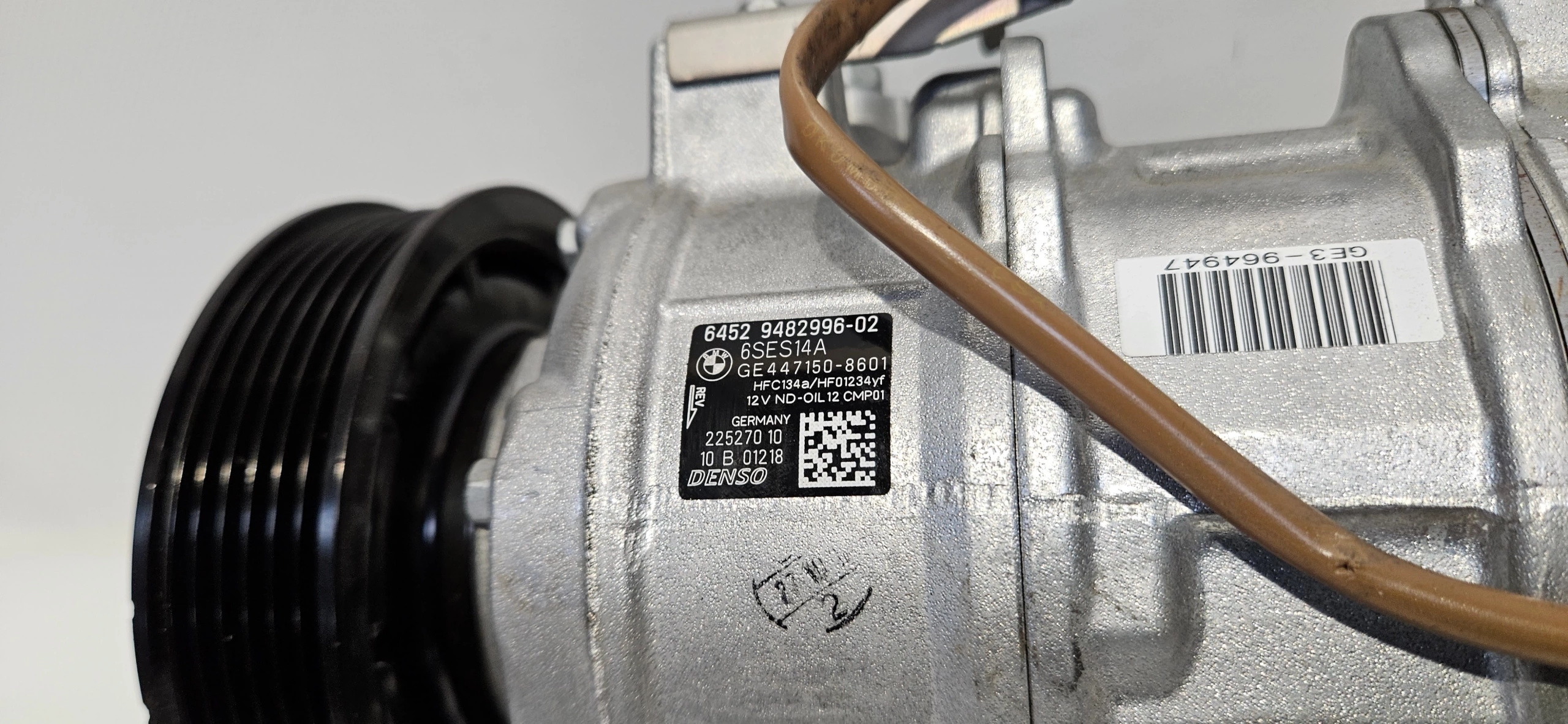 compressor; of the air conditioning BMW OE 9482996-02