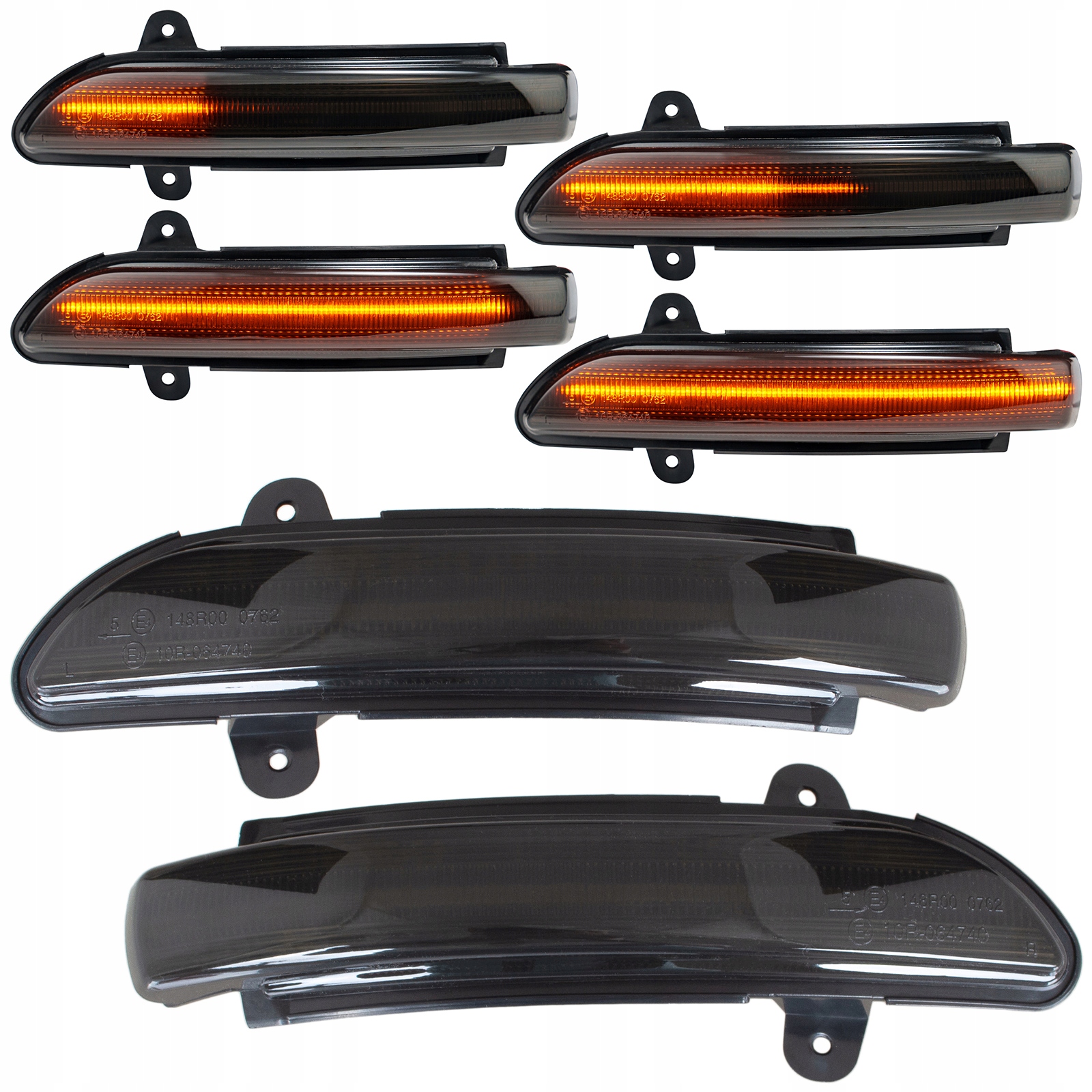 Dynamické směrové ukazatele zrcátek pro Mercedes W211 2006- W221 C216 C219