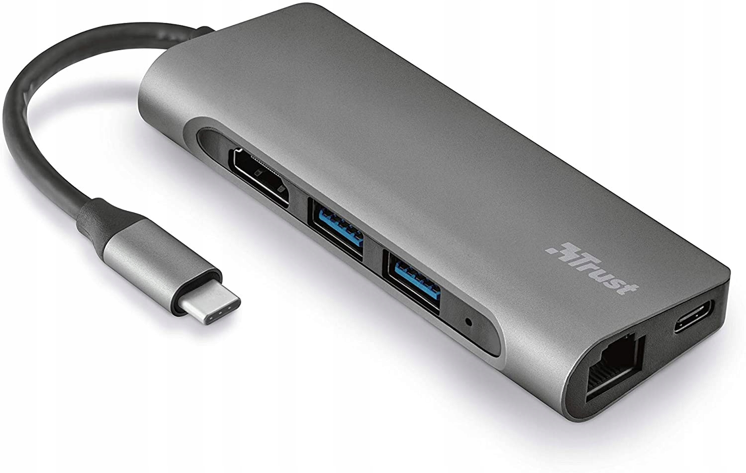 Hub Adapter 7v1 Usb-c Hdmi Ethernet Usb-a Čtečka