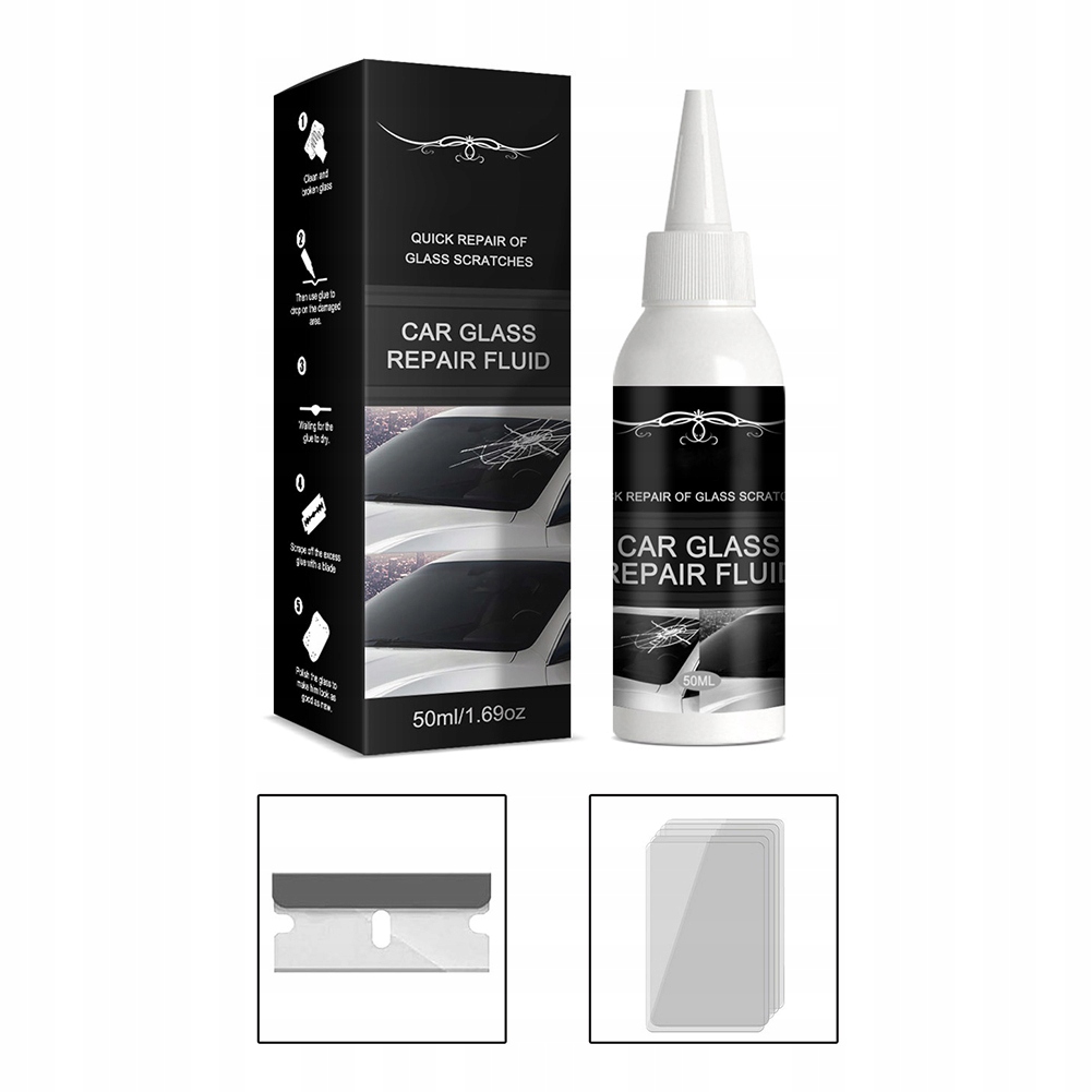 Новий комплект для ремонту лобового скла автомобіля nar