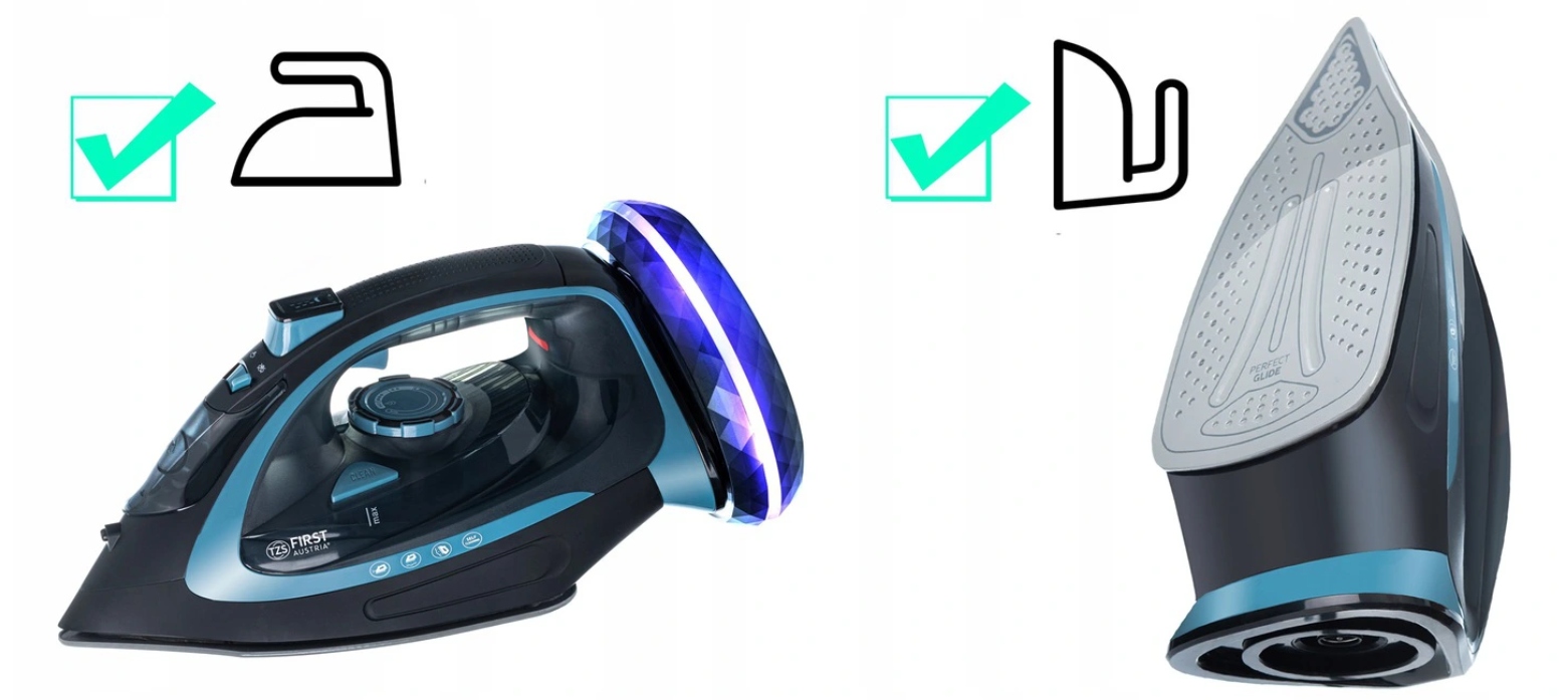 PAROWE ŻALAZKO PREMIUM BEZPRZEWODOWE CERAMICZNE LED 2400W EAN (GTIN) 4005766621199