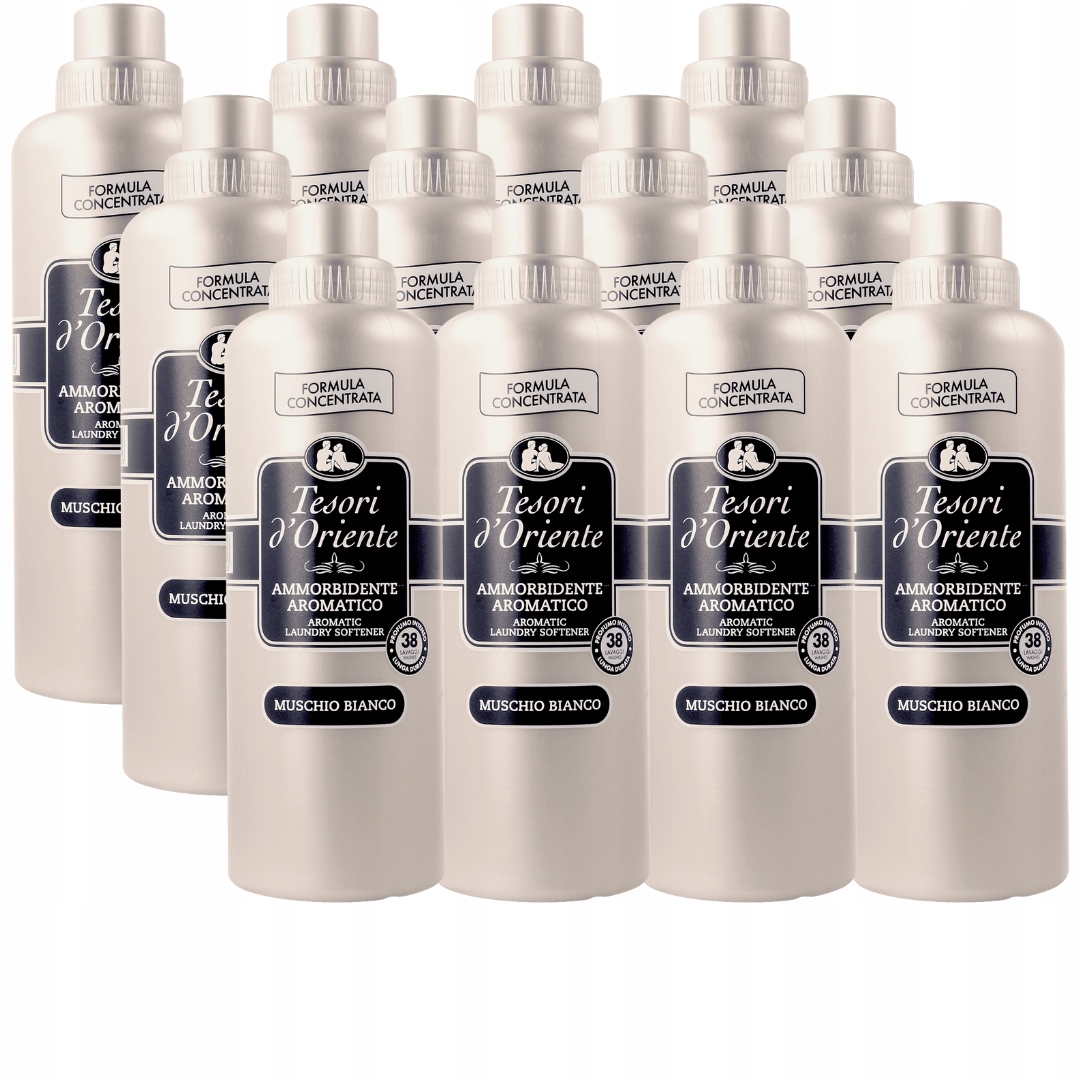 Tesori D'oriente Tekutá Aviváž Muschio Bianco 760 Ml 38 Praní Set 12 Ks