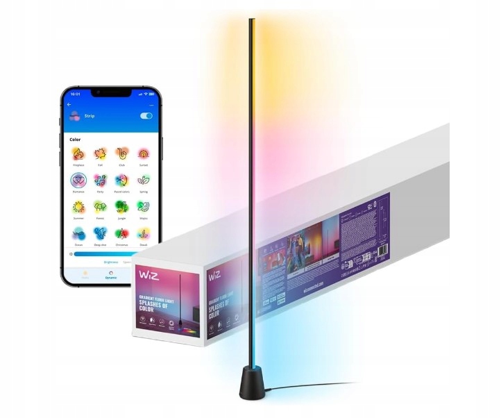 WiZ Lampa Podłogowa Rgbic Led Wi-Fi Smart Home, Sterowanie Głosowe