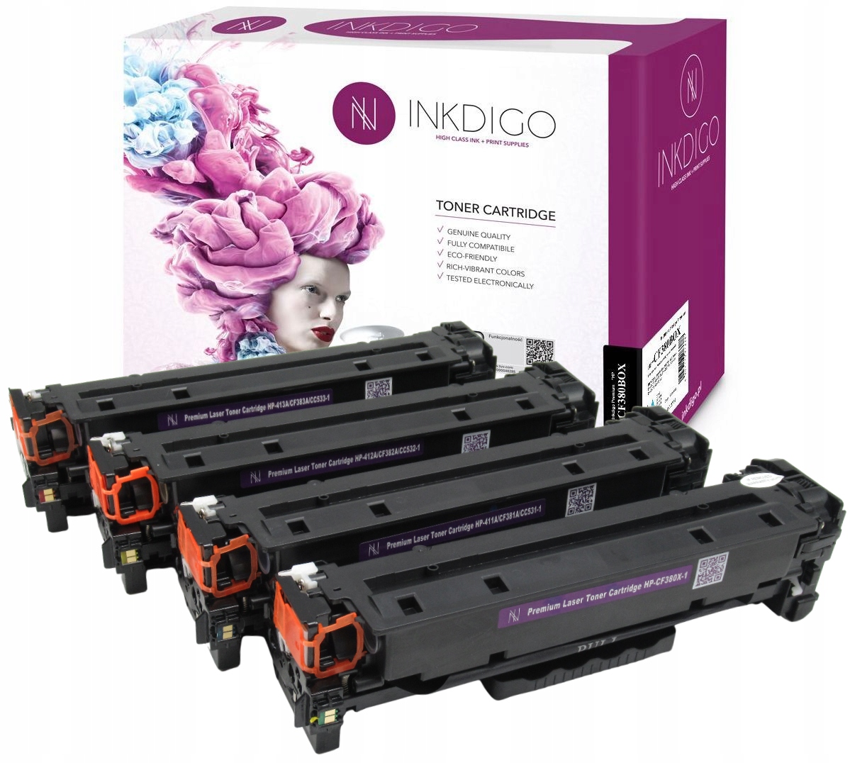 

4x Toner do Hp Color Laserjet Pro Mfp M476dw M476d