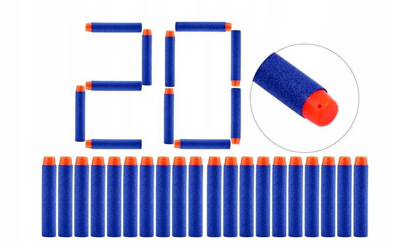 WYRZUTNIA NERF FIRESTRIKE LASER 23 STRZAŁKI OPASKA Marka NERF