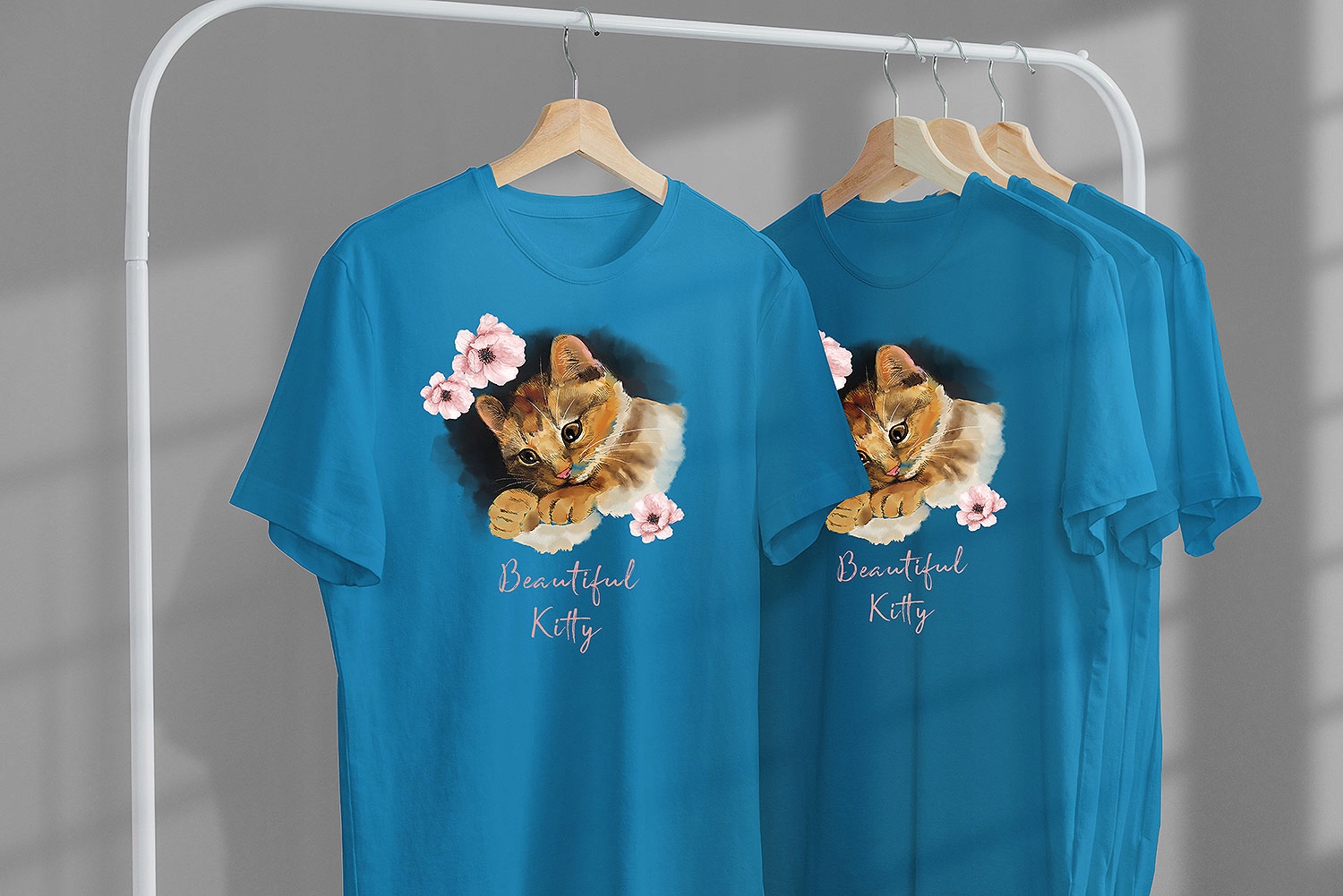 T-SHIRT KOSZULKA DLA DZIECKA KOTY KOTKI 116 SUPER JAKOŚĆ Rozmiar XS