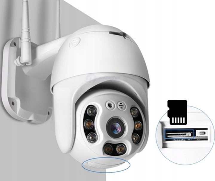 ZEWNĘTRZNA KAMERA OBROTOWA WIFI IP ZOOM 8MPx 8MP Stan opakowania oryginalne