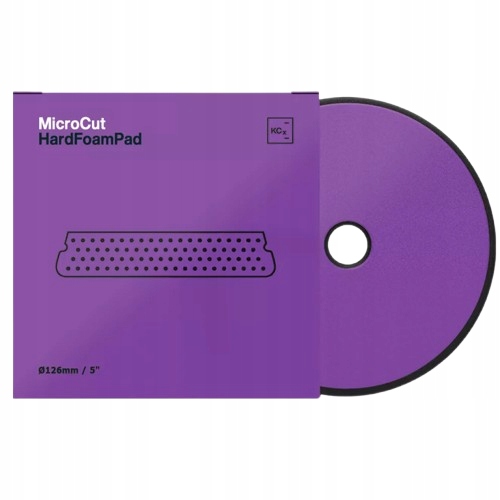 Koch Chemie Pad polerski Micro Cut Hard Foam Pad 126 mm Fiolet