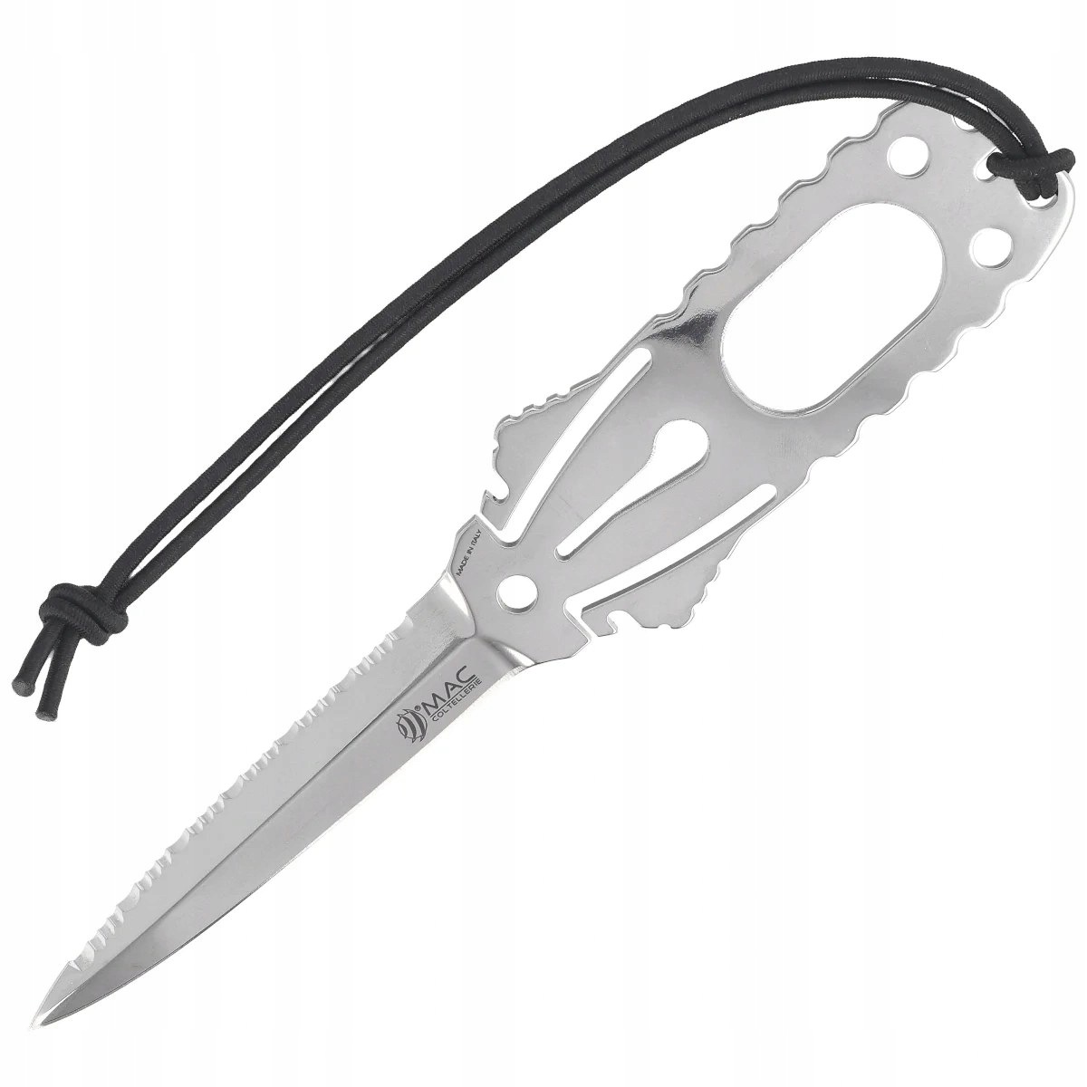 Nůž potápěčský Mac Coltellerie Gunster Skeletonized MA5, Satin (GNR11)