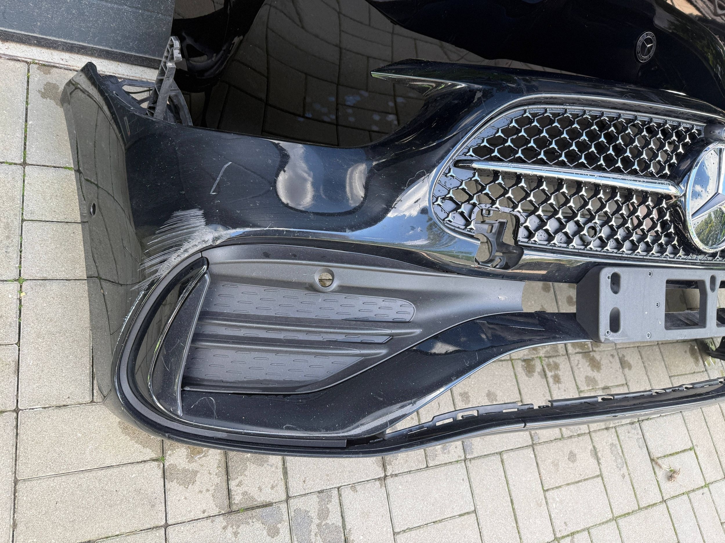 Mercedes C W206 AMG 21- bonnet bumper front front