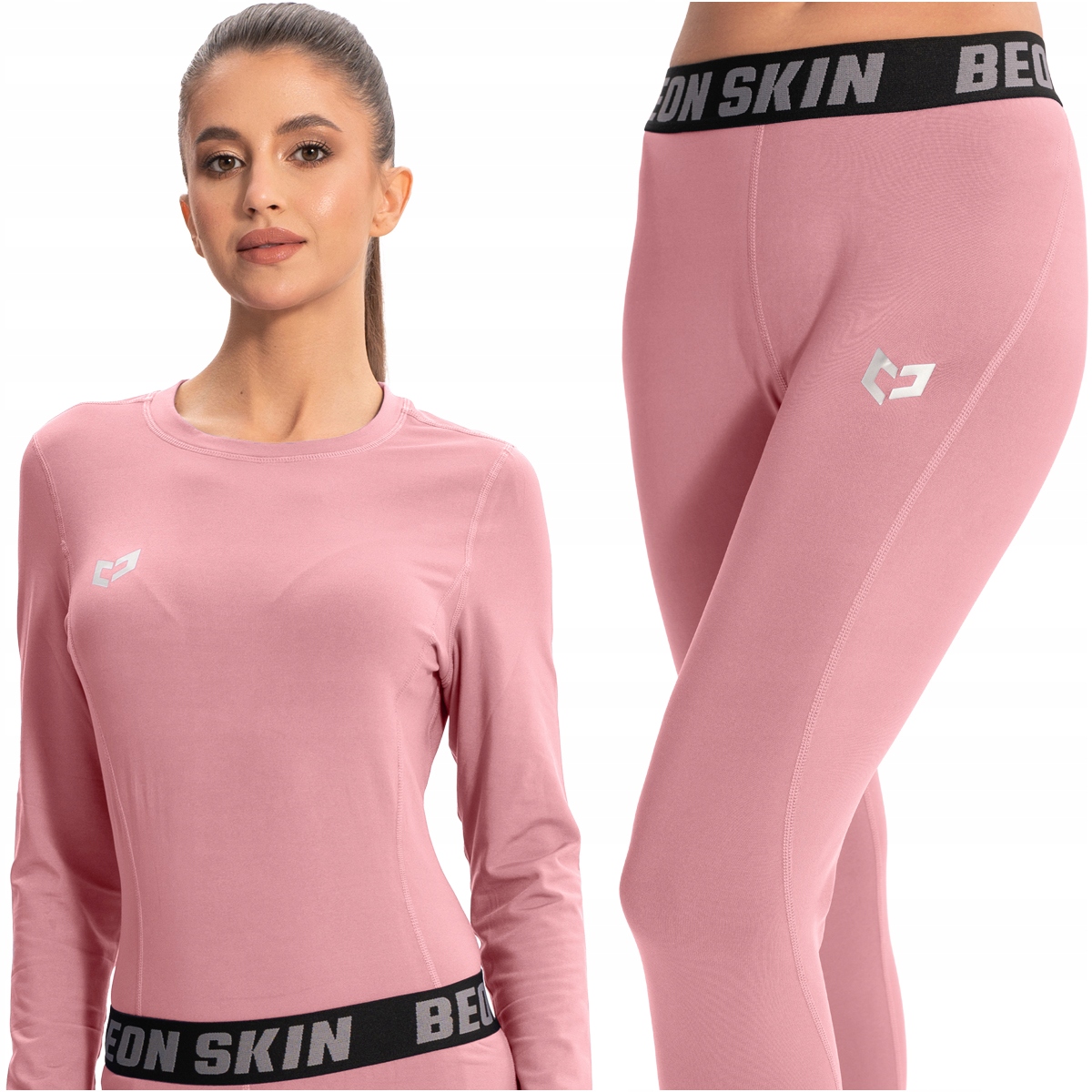 Dámské Termoaktivní Prádlo Termo Oblečení Souprava Set Na Zimu S