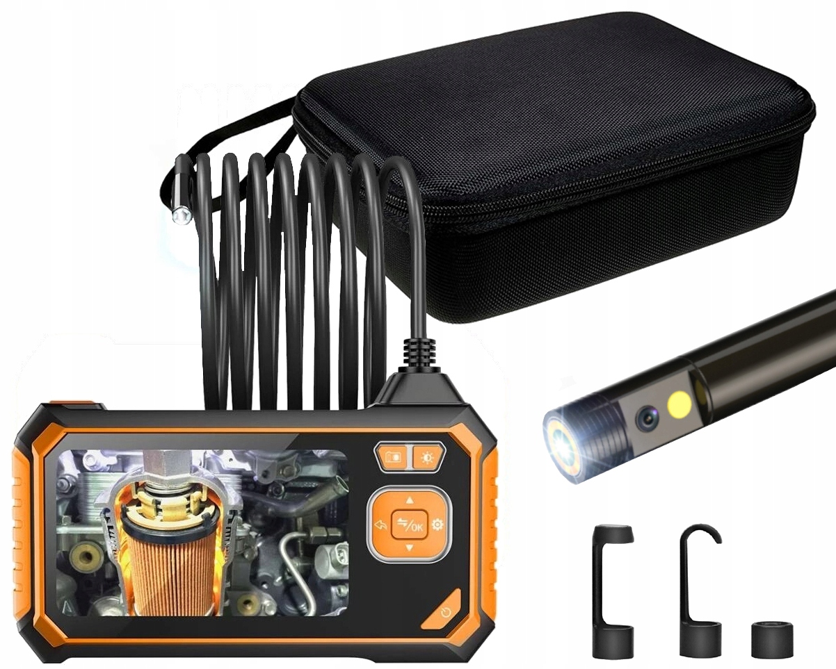 KAMERA INSPEKCYJNA ENDOSKOP 5M 2X FULL HD 7 LED Marka Inskam
