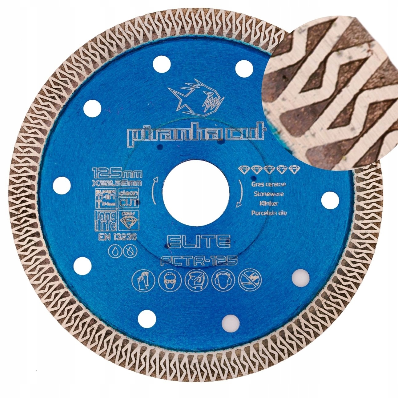 

Piranhacut Tarcza Diamentowa Gres Elite 125mm