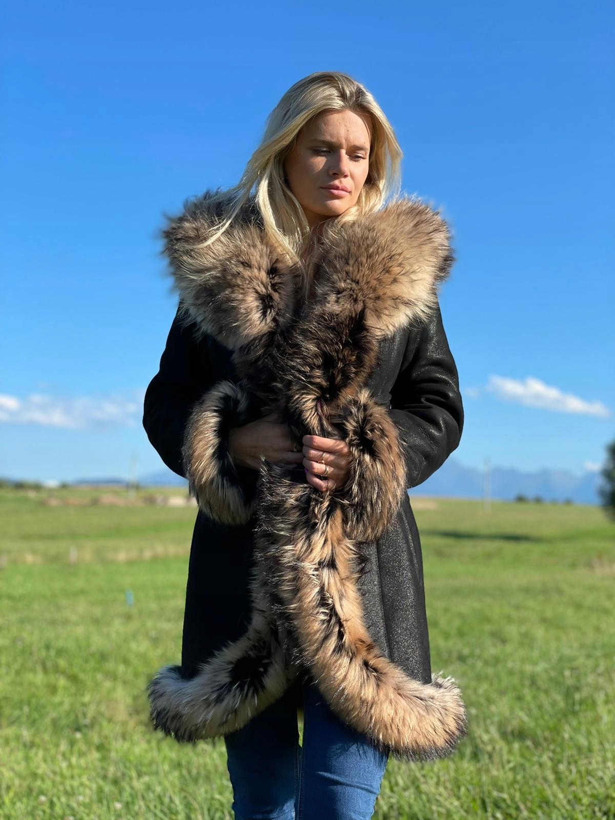 Kożuch naturalny Bella Marka inna