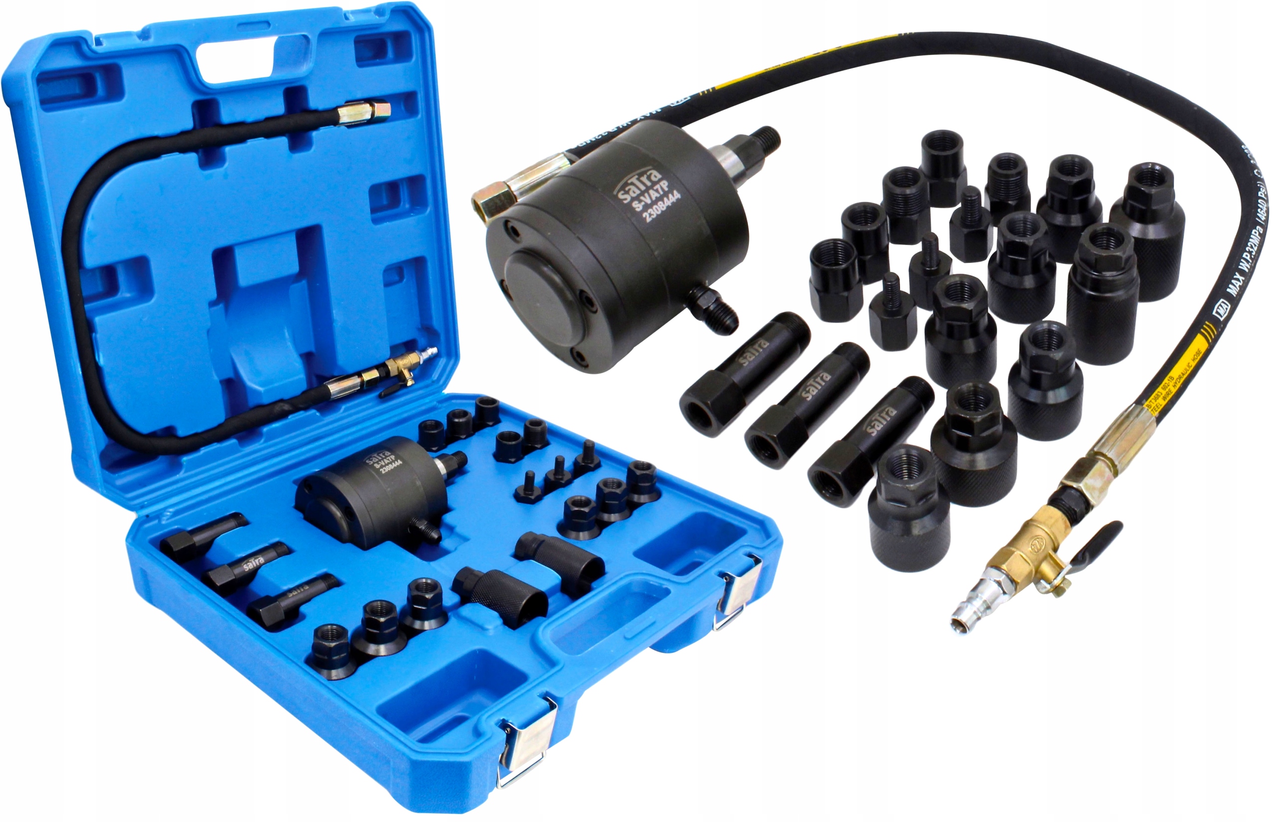 ŚCIĄGACZ DO WTRYSKÓW PNEUMATYCZNY UNIWERSALNY Z ADAPTERAMI DENSO SIEMENS EAN (GTIN) 5905178772320