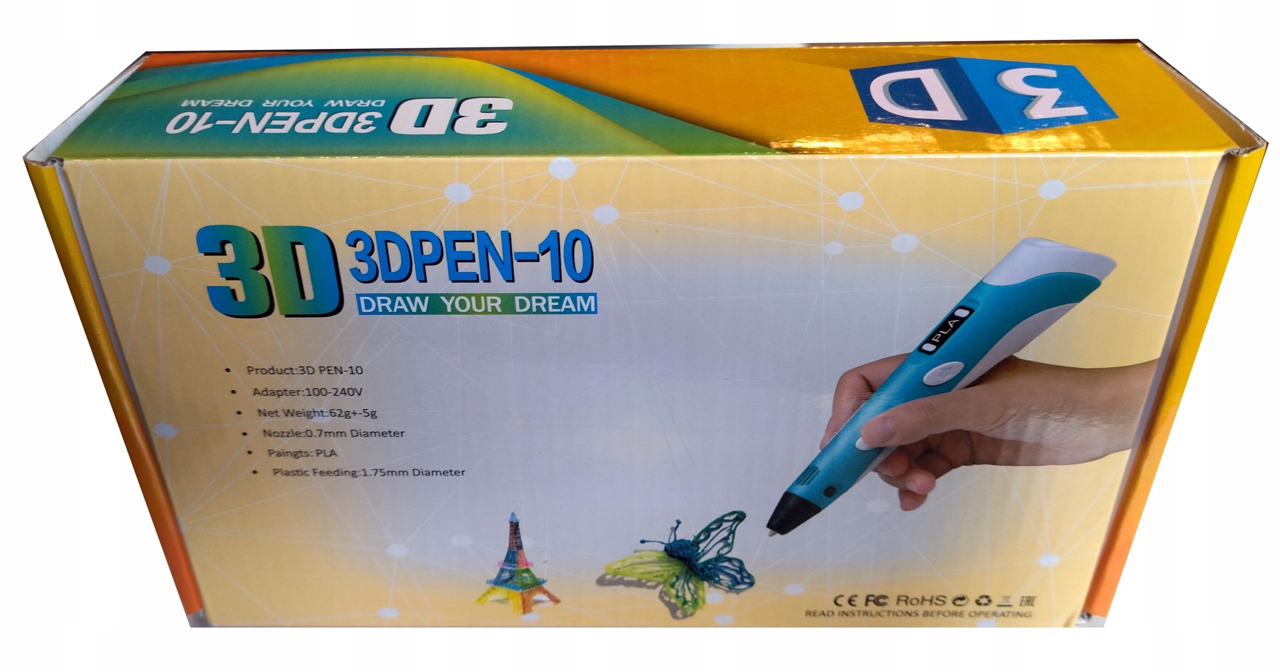 Magic Pen 3D PEN 3D-принтер Код производителя WG076543