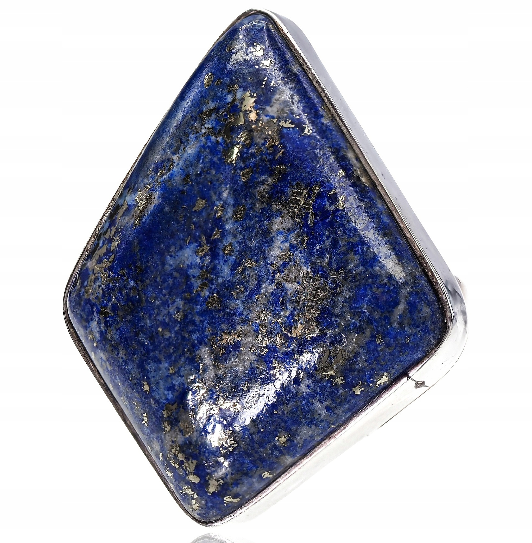 Lapis Lazuli Nádherný Velký Prstýnek Stříbro R10-26 Certifikát Unikát