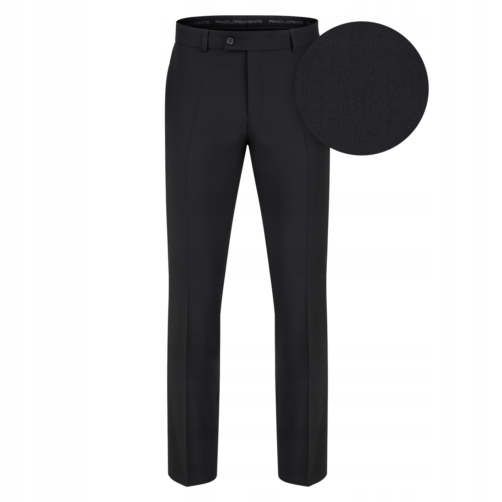 Černé smokingové kalhoty ze 100% vlny Pako Lorente vel 88