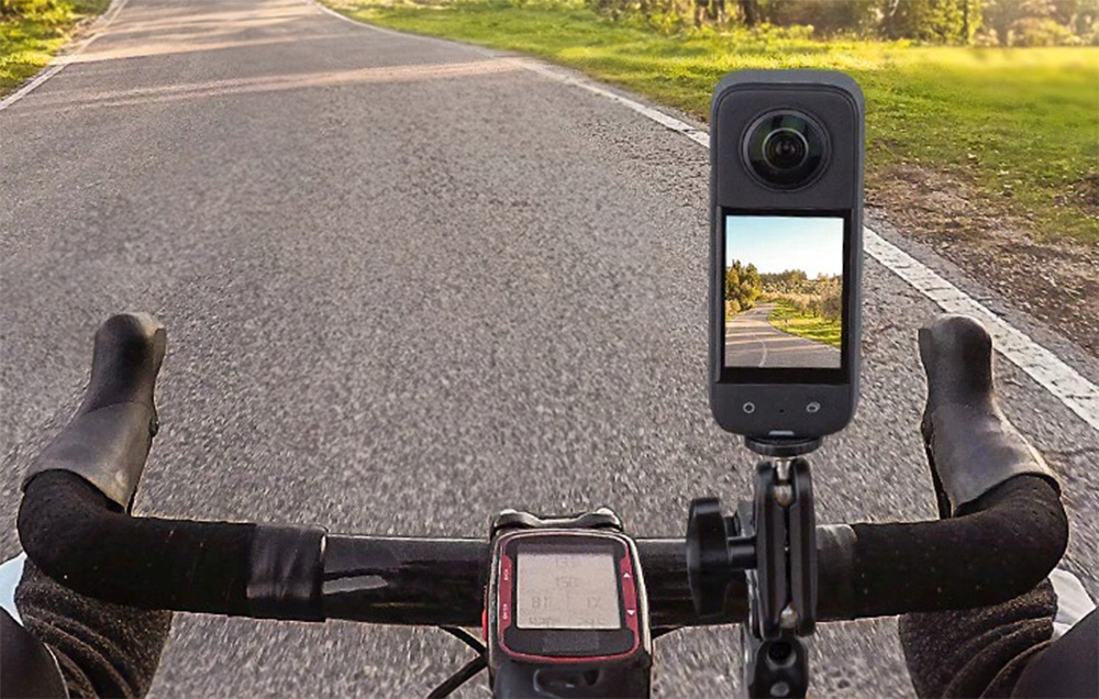 WIELOFUNKCYJNY UCHWYT ZACISKOWY DO KAMER SPORTOWYCH TELESIN PROFESJONALNY Model SC-001