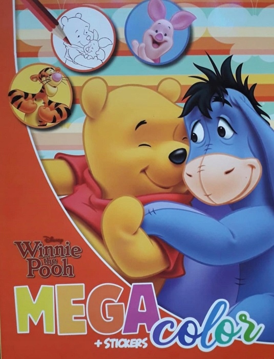 Disney. Kubuś Puchatek. Kolorowanka Z Naklejkami